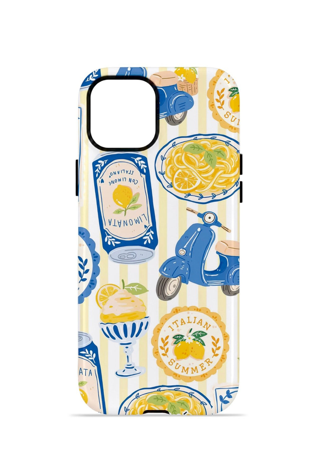 iPhone 14 Plus Vorian Çift Katmanlı Kılıf Italian Tableware