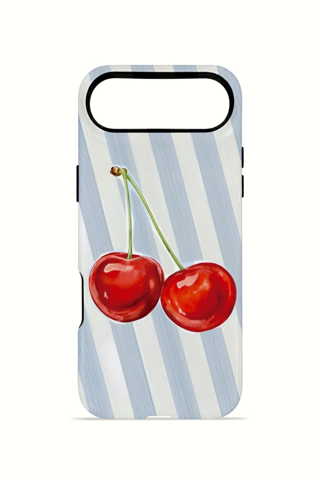 iPhone 17 Air Vorian Çift Katmanlı Kılıf Cherry Blue Stripe