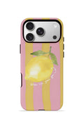 iPhone 17 Pro Max Vorian Çift Katmanlı Kılıf Pink Lemon Muse