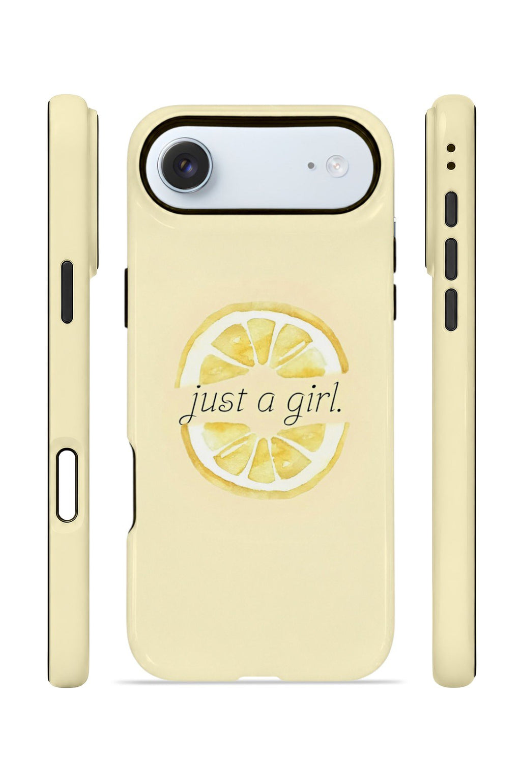iPhone 17 Air Vorian Çift Katmanlı Kılıf Just A Girl Lemon