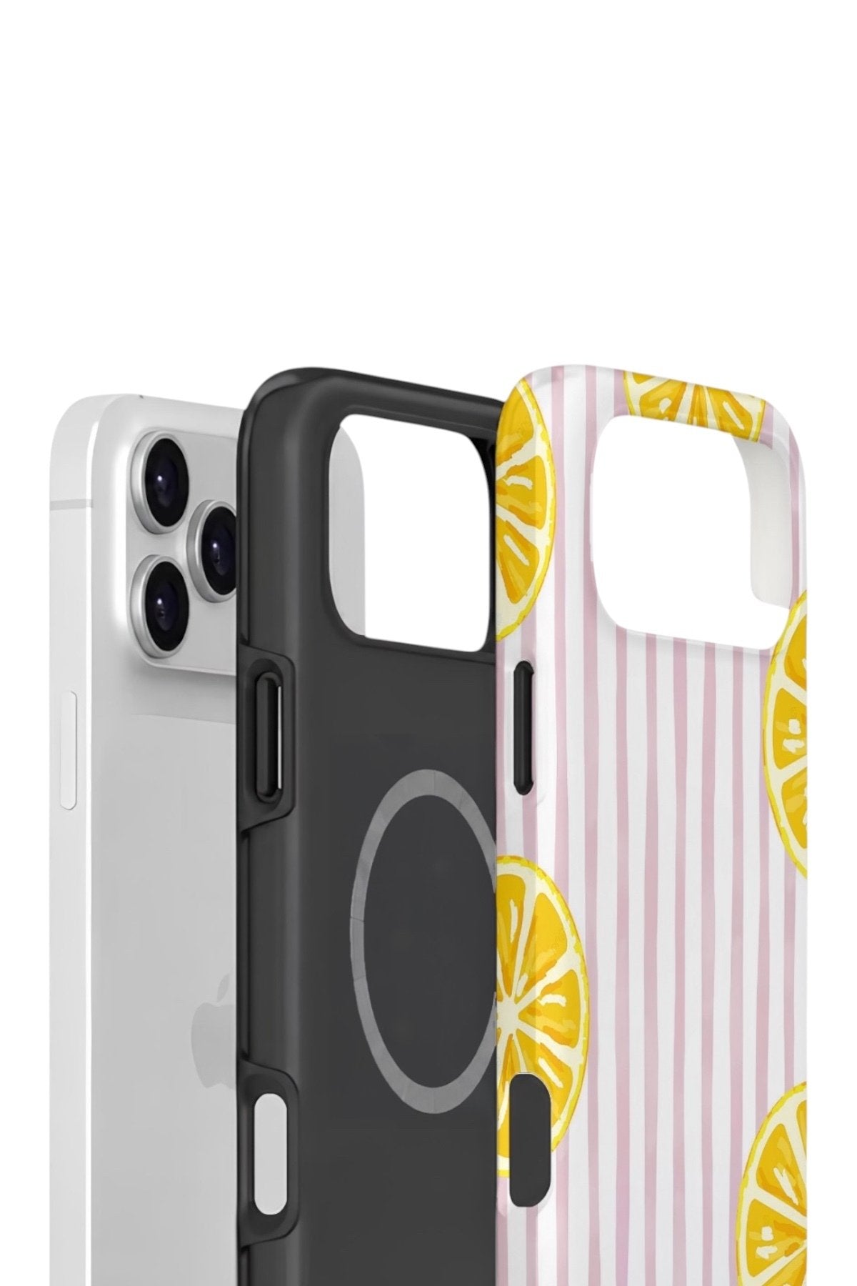 iPhone 17 Pro Vorian Çift Katmanlı MagSafe Kılıf Pink Lemon Window