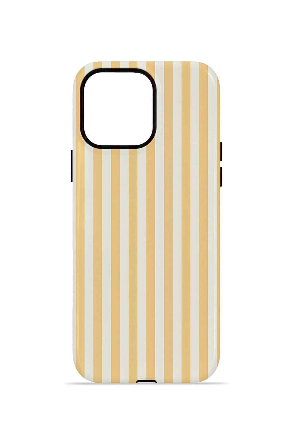 iPhone 12 Pro Max Vorian Çift Katmanlı MagSafe Kılıf Vanilla Pinstripe