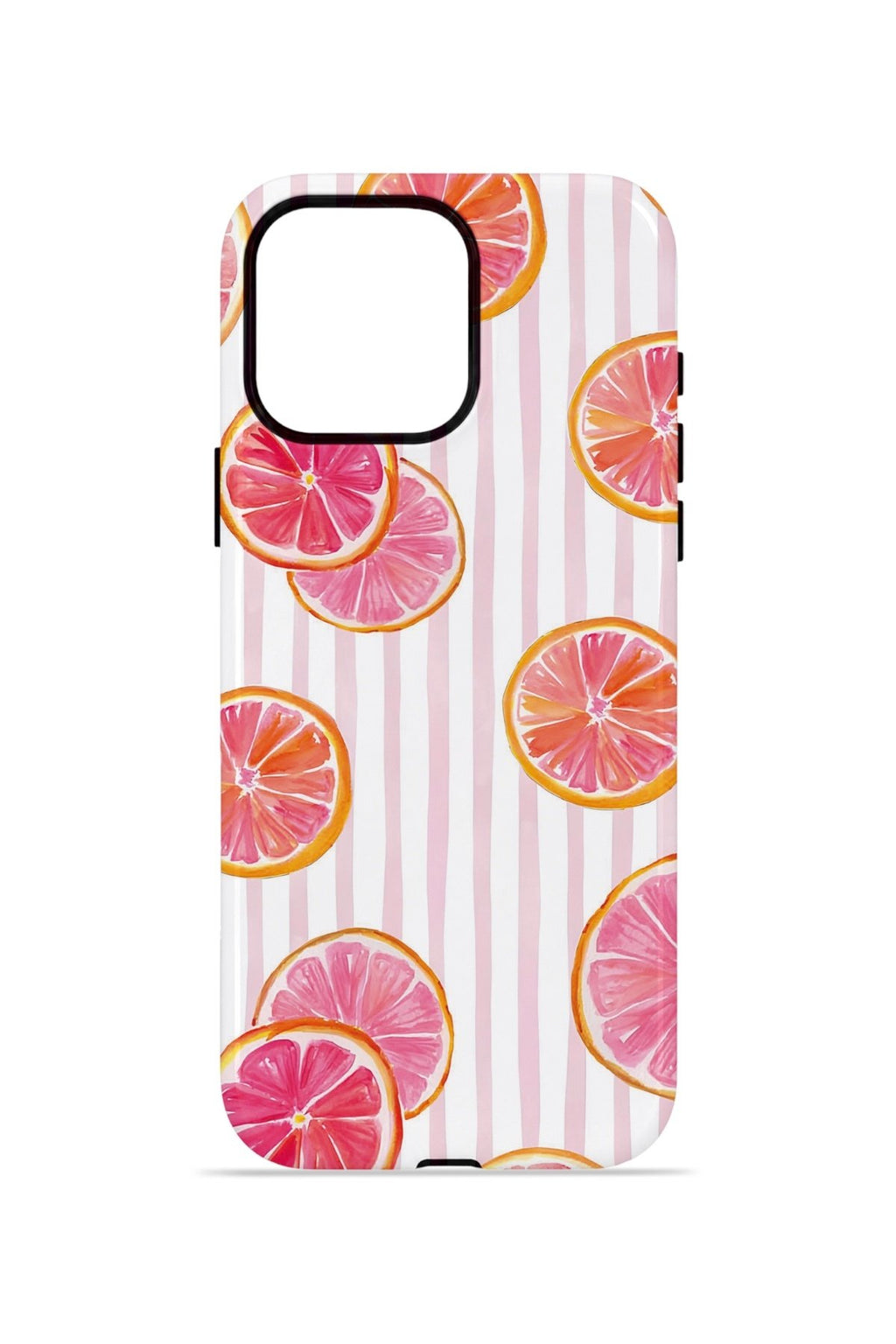 iPhone 15 Pro Vorian Çift Katmanlı Kılıf Pink Grapefruit Garden