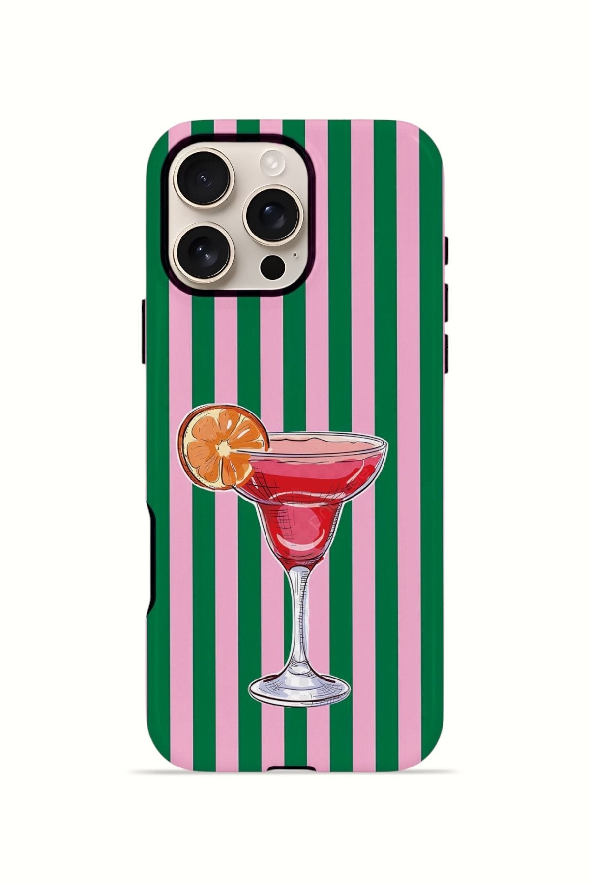 iPhone 16 Pro Vorian Çift Katmanlı MagSafe Kılıf Pink Citrus Cocktail