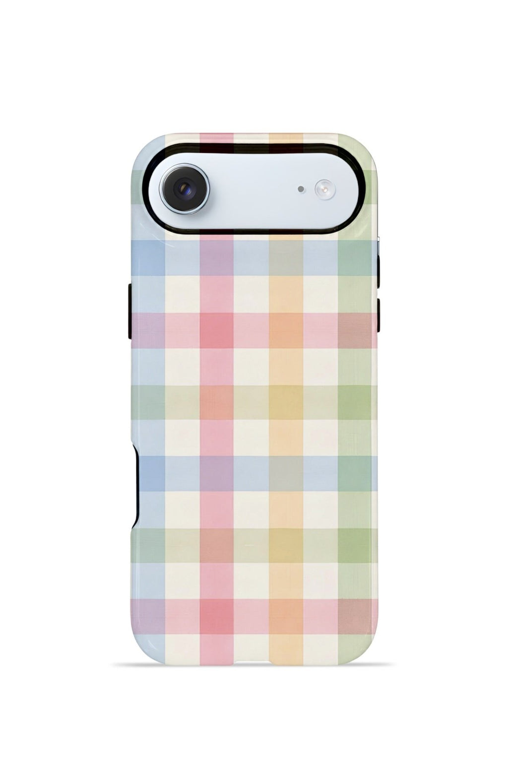 iPhone 17 Air Vorian Çift Katmanlı Kılıf Pastel Gingham