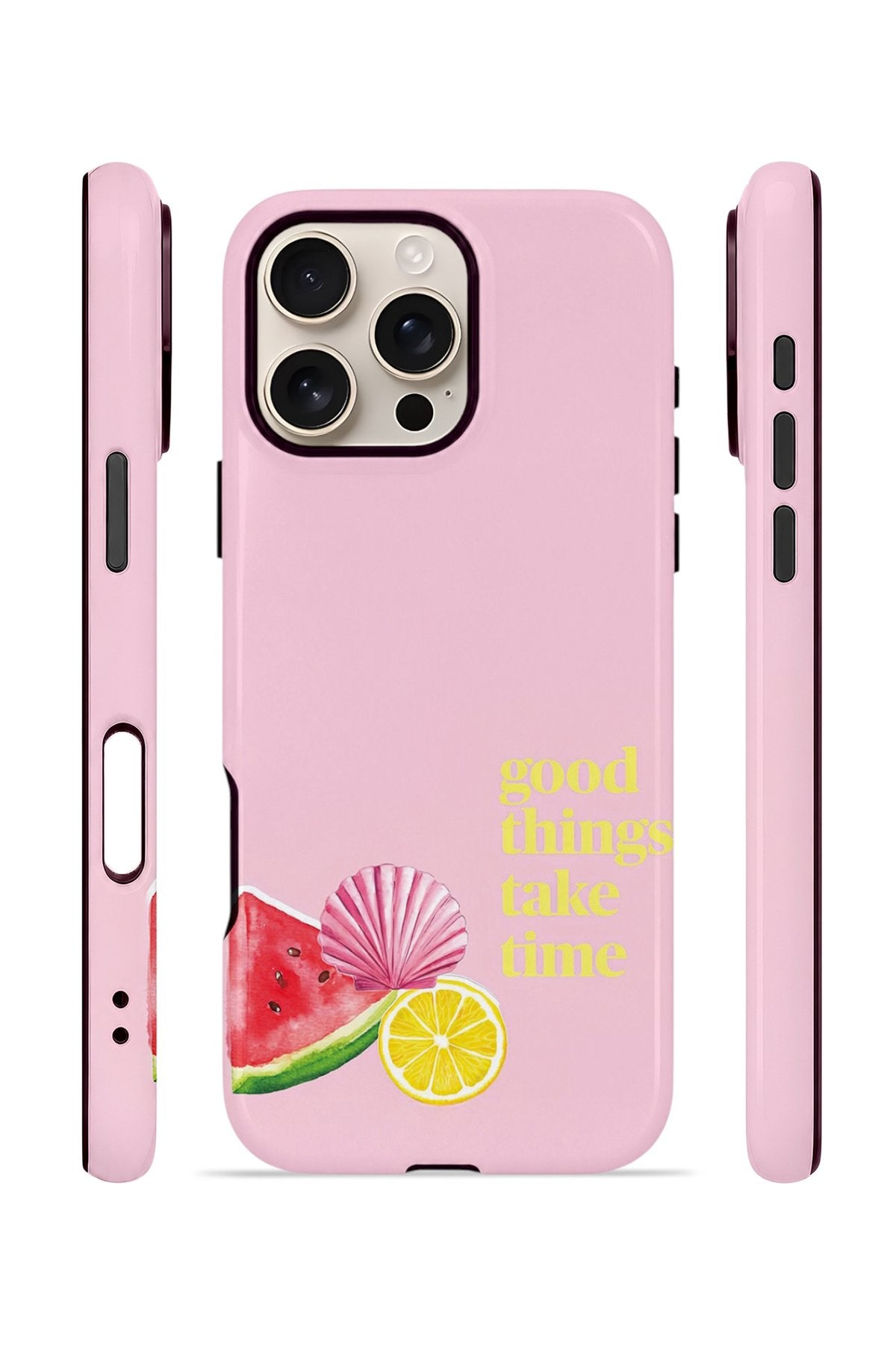 iPhone 16 Pro Vorian Çift Katmanlı MagSafe Kılıf Good Things Fruit Corner