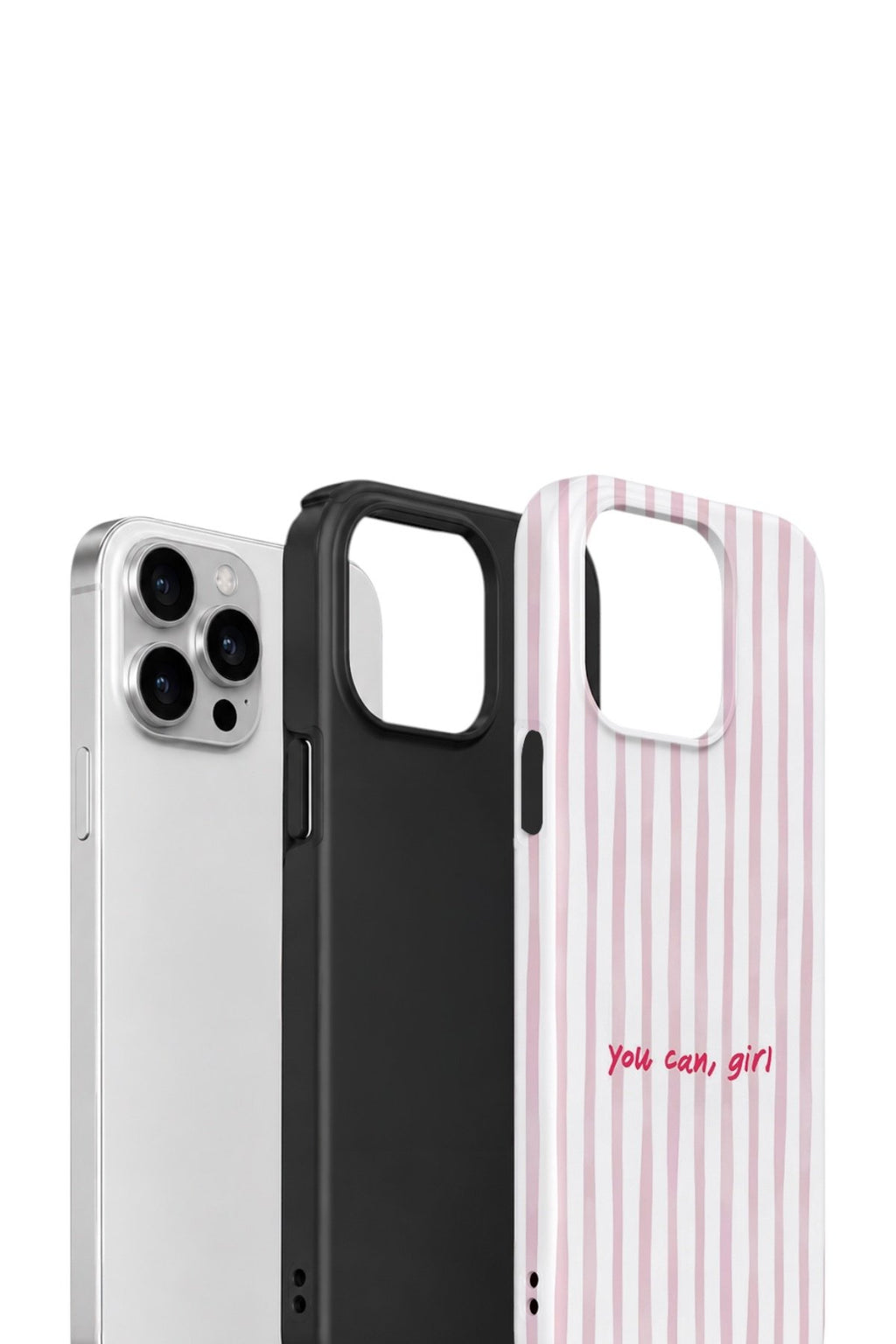 iPhone 12 Pro Max Vorian Çift Katmanlı Kılıf You Can Girl