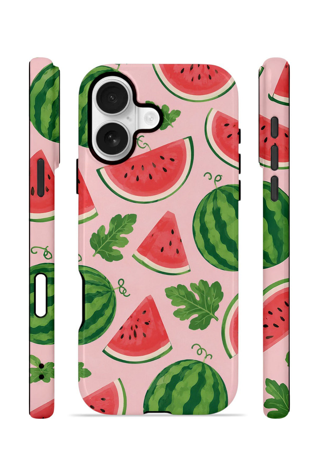 iPhone 16 Plus Vorian Çift Katmanlı Kılıf Watermelon Garden Party