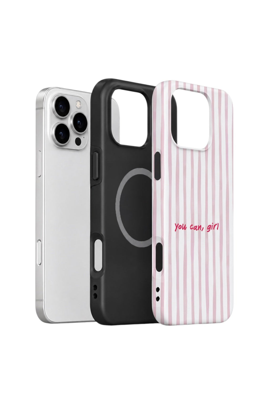 iPhone 16 Pro Max Vorian Çift Katmanlı MagSafe Kılıf You Can Girl