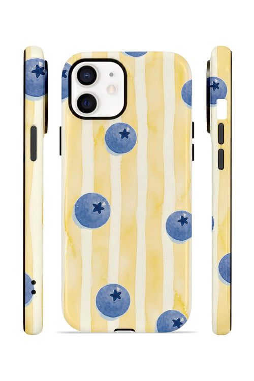 iPhone 11 Vorian Çift Katmanlı MagSafe Kılıf Blueberry Sun Stripe