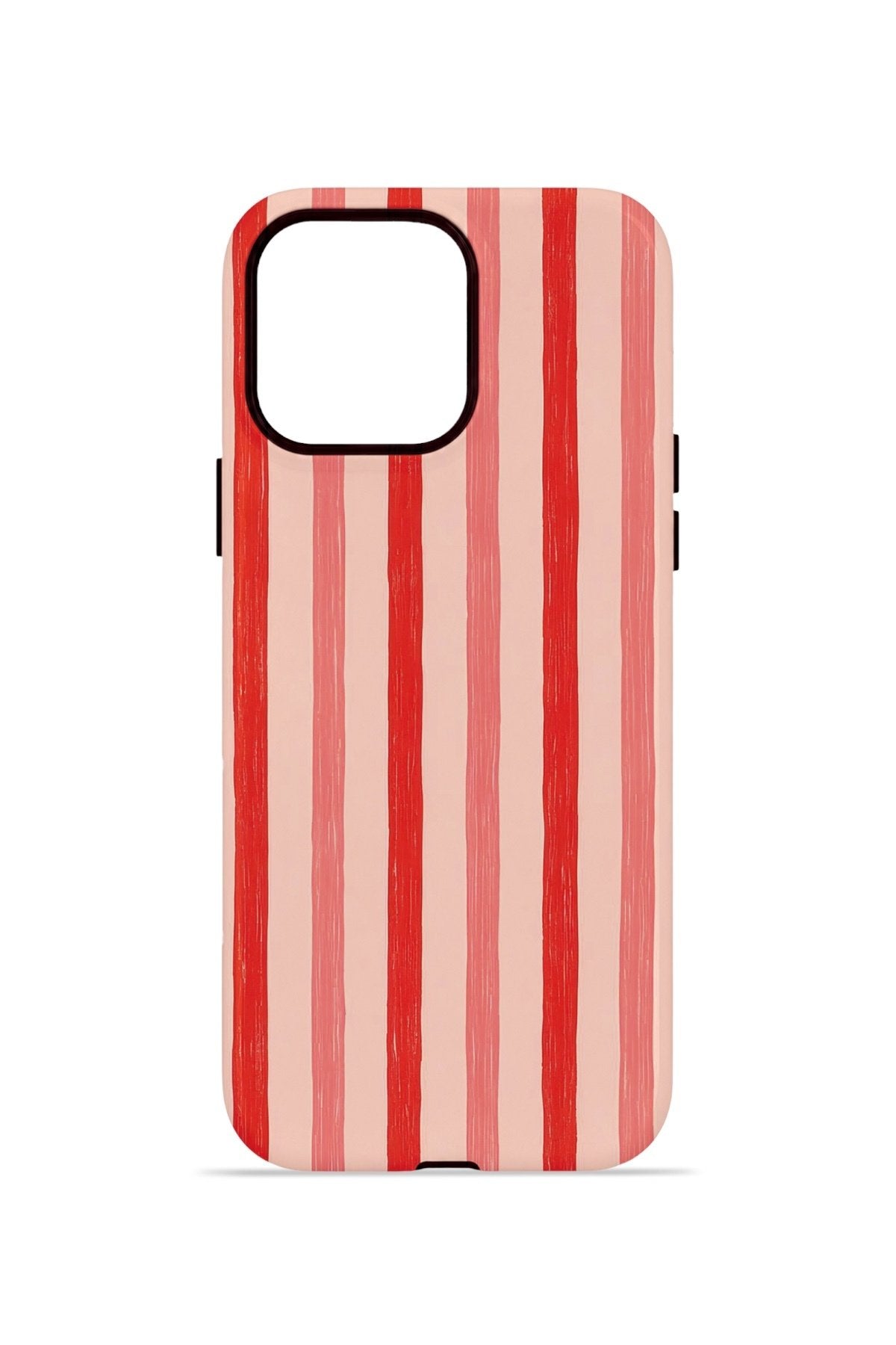 iPhone 13 Pro Max Vorian Çift Katmanlı Kılıf Coral Cream Stripe