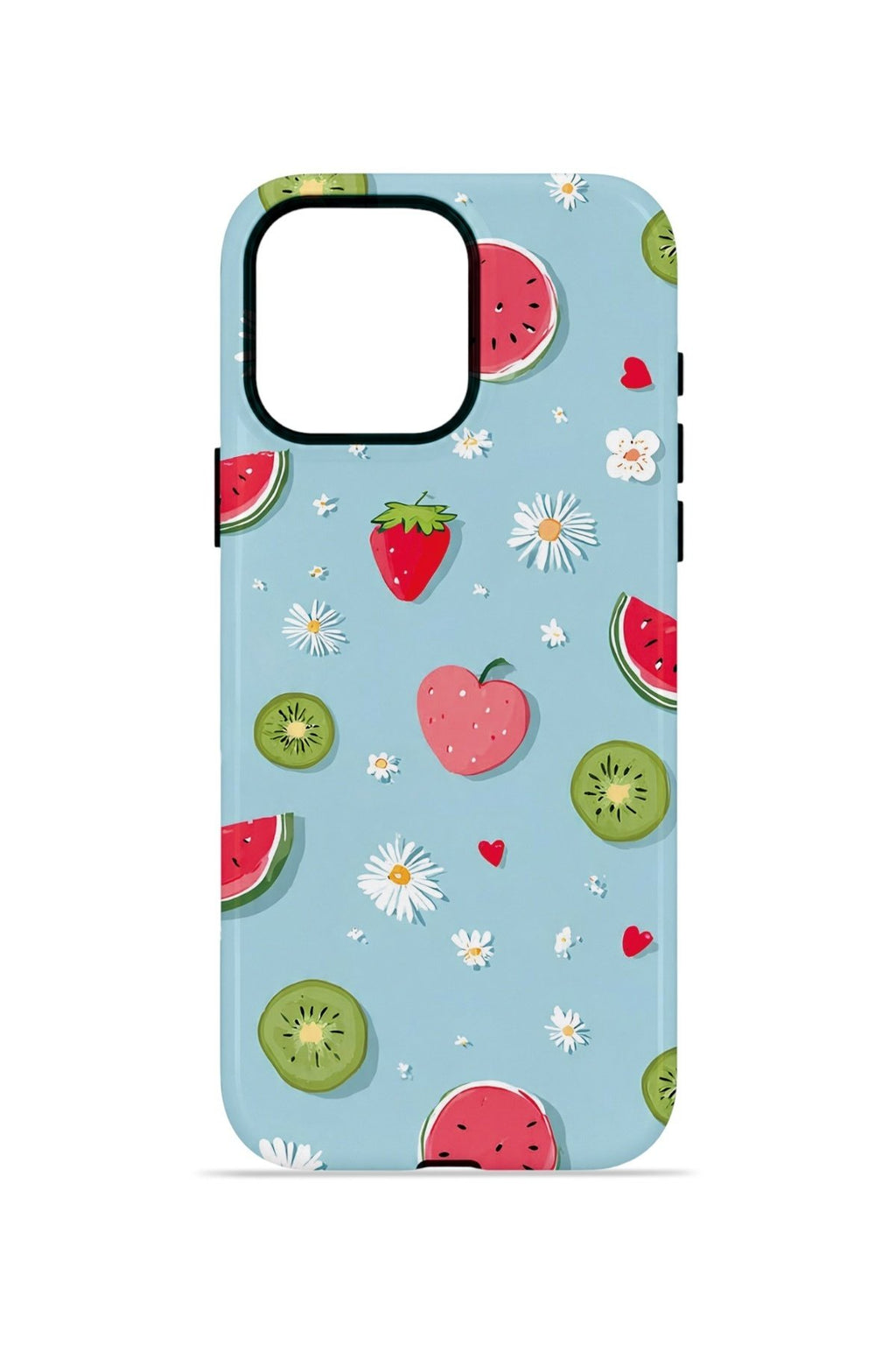 iPhone 15 Pro Vorian Çift Katmanlı MagSafe Kılıf Fruit Confetti Sky