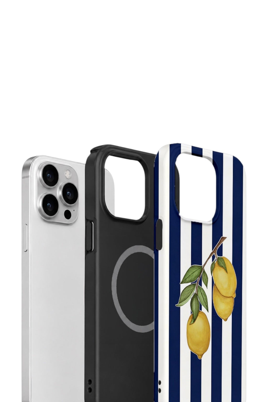iPhone 15 Pro Max Vorian Çift Katmanlı MagSafe Kılıf Amalfi Lemon Branch