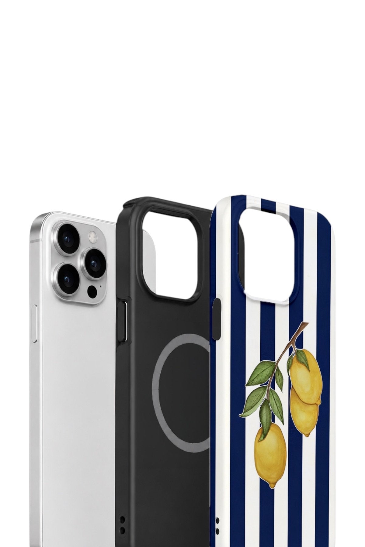 iPhone 15 Pro Max Vorian Çift Katmanlı MagSafe Kılıf Amalfi Lemon Branch