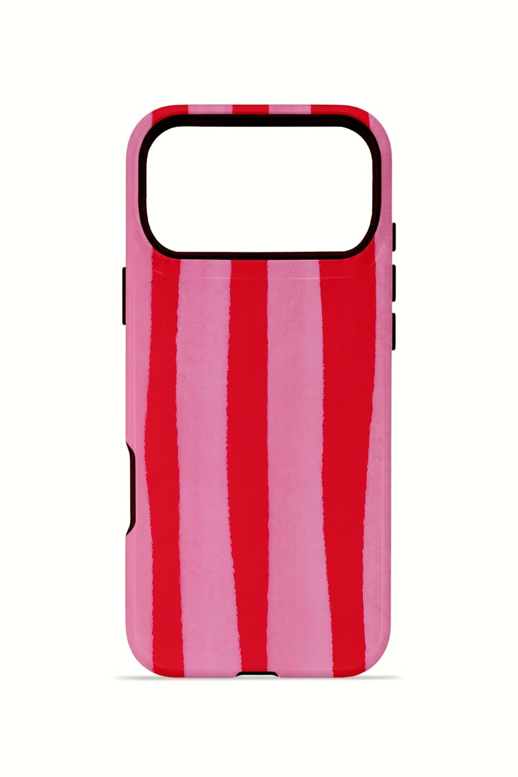 iPhone 17 Pro Vorian Çift Katmanlı MagSafe Kılıf Raspberry Bold Stripe