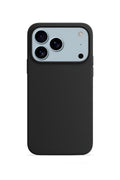iPhone 17 Pro 6.3'' Soft Touch Lansman Silikon Kılıf Mat Siyah
