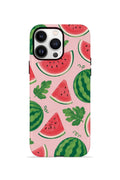 iPhone 14 Pro Vorian Çift Katmanlı MagSafe Kılıf Watermelon Garden Party