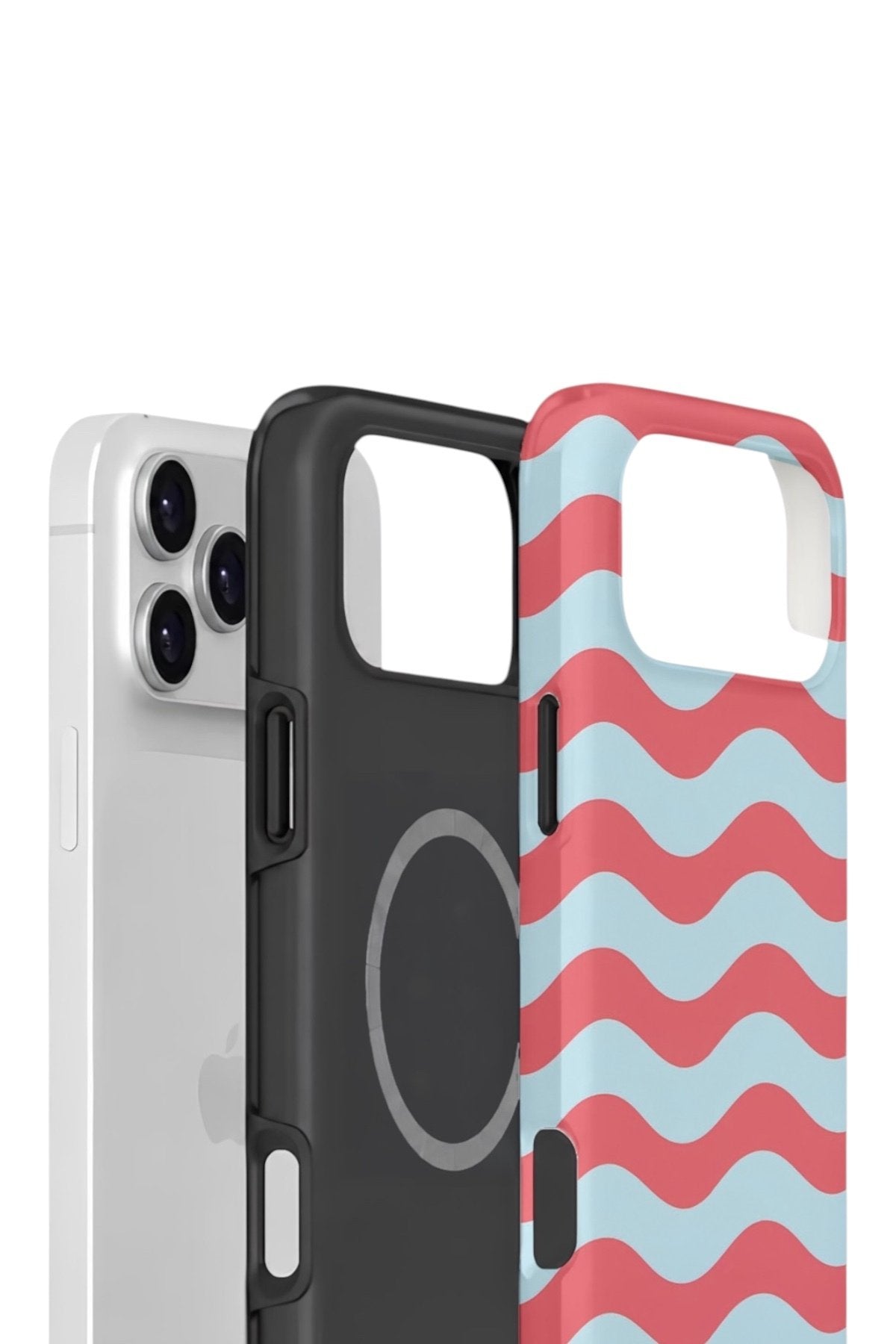 iPhone 17 Pro Vorian Çift Katmanlı MagSafe Kılıf Retro Wave Candy