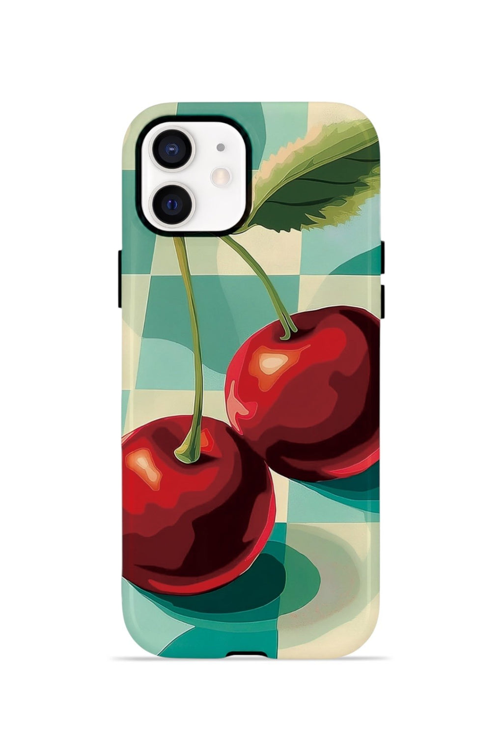 iPhone 11 Vorian Çift Katmanlı MagSafe Kılıf Retro Cherry Pop