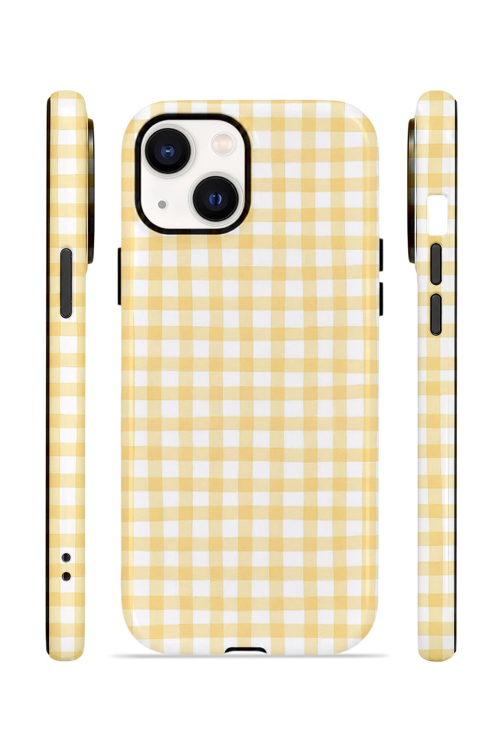 iPhone 14 Plus Vorian Çift Katmanlı Kılıf Butter Gingham
