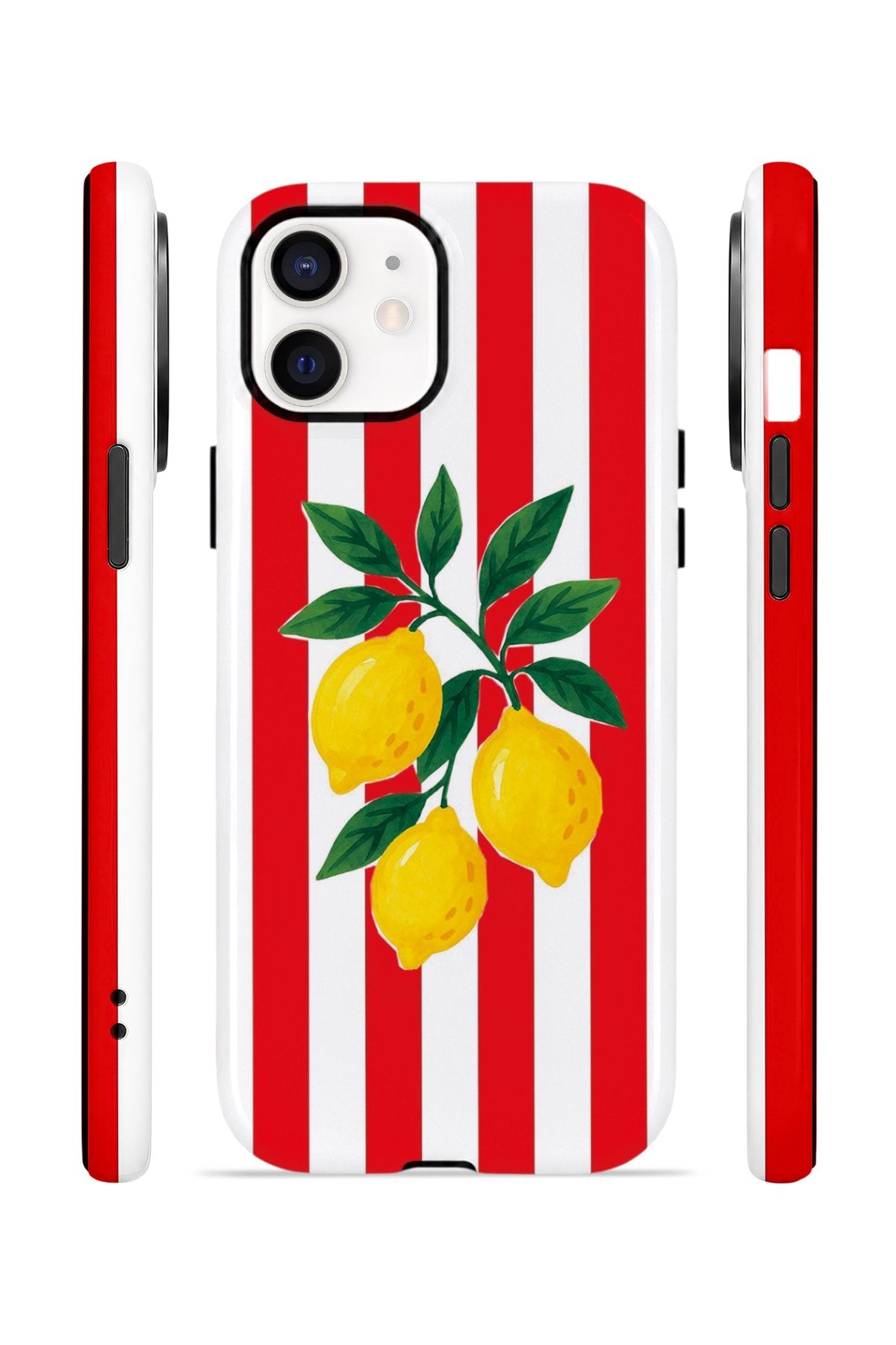 iPhone 11 Vorian Çift Katmanlı Kılıf Lemon Parade Red