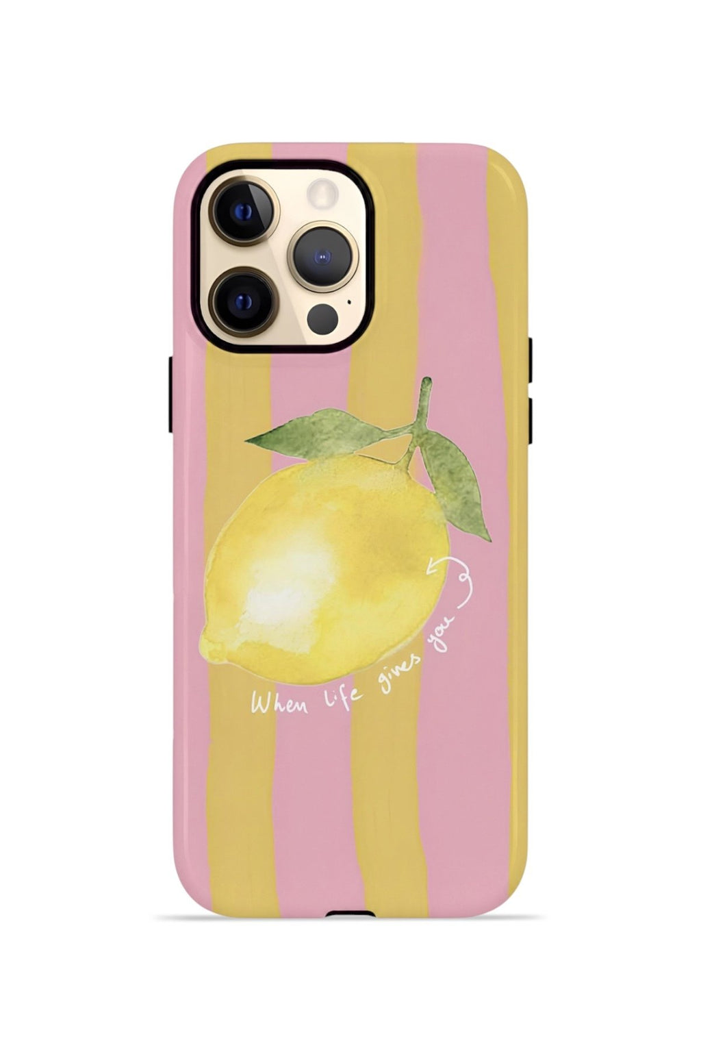 iPhone 12 Pro Vorian Çift Katmanlı Kılıf Pink Lemon Muse