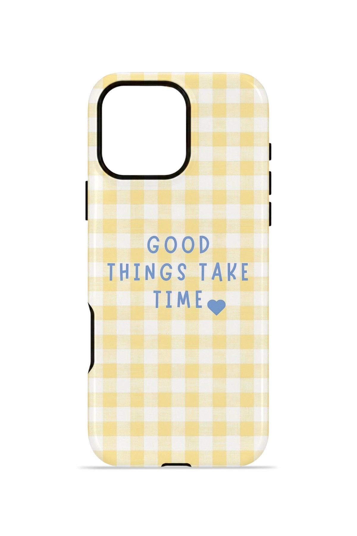 iPhone 16 Pro Max Vorian Çift Katmanlı Kılıf Good Things Gingham