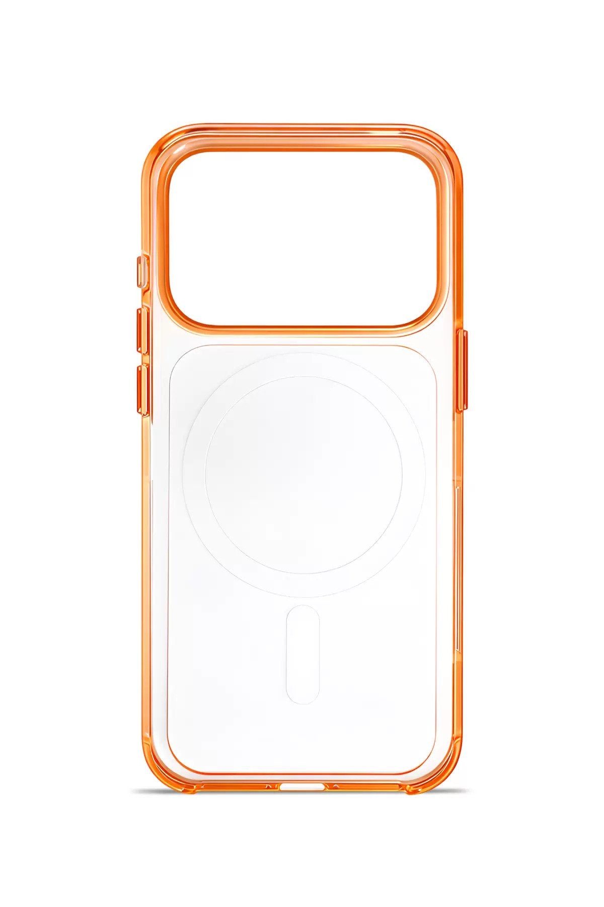 iPhone 17 Pro Max AuraShield MagSafe Kılıf Orange Frame