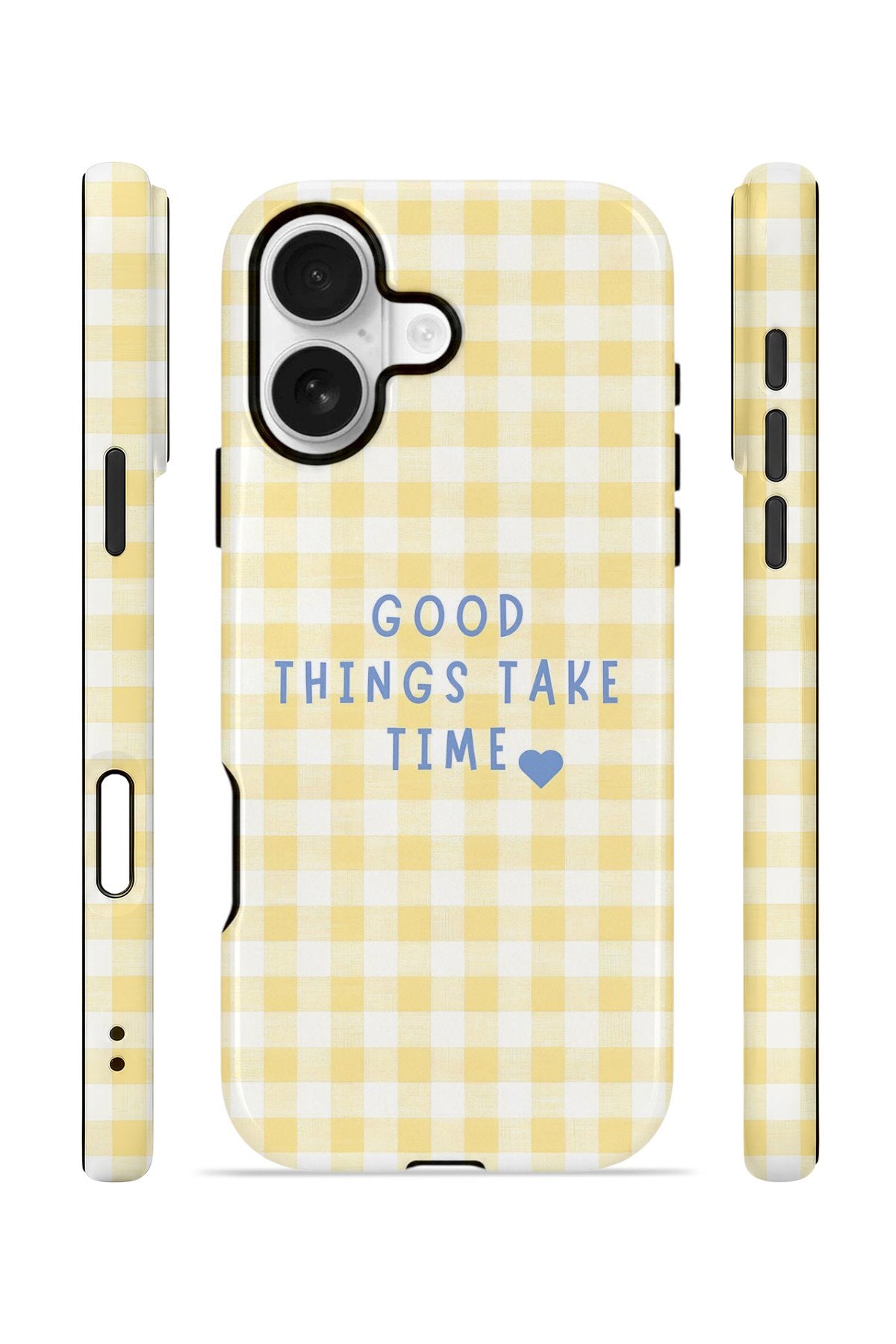 iPhone 16 Vorian Çift Katmanlı MagSafe Kılıf Good Things Gingham