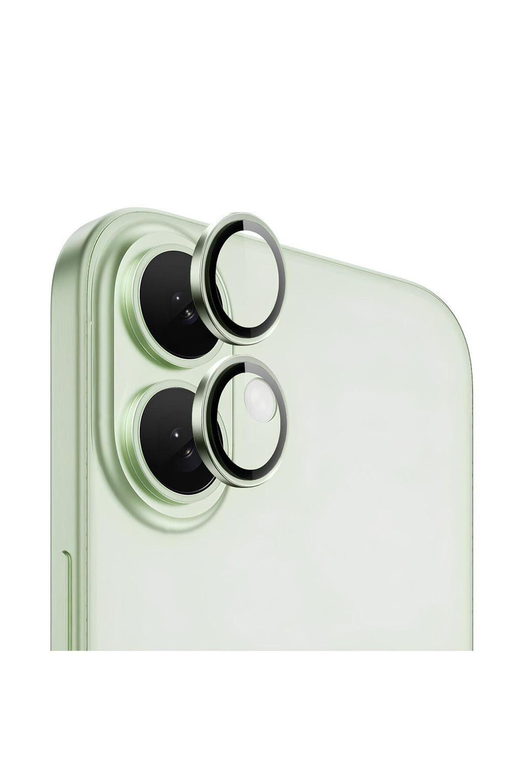iPhone 16 Plus Sapphire Lens Koruyucu Yeşil