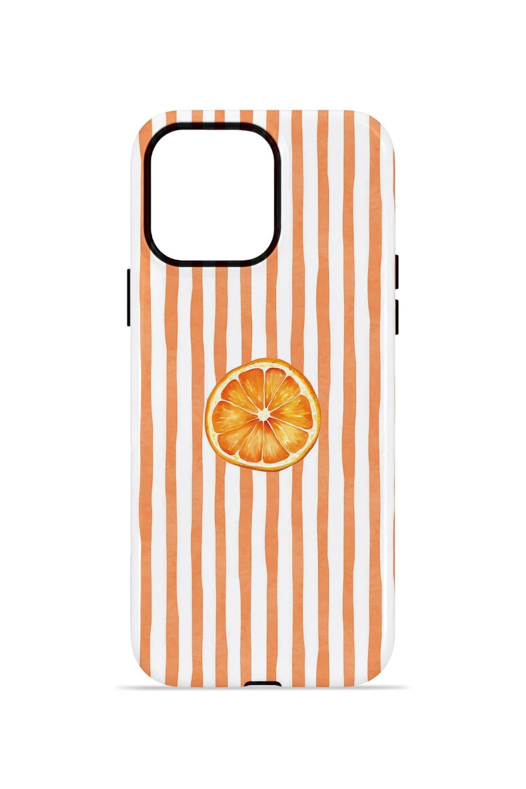 iPhone 13 Pro Vorian Çift Katmanlı Kılıf Orange Slice Stripe