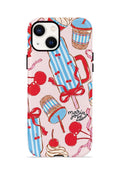 iPhone 14 Vorian Çift Katmanlı MagSafe Kılıf Dolce Cherry Picnic