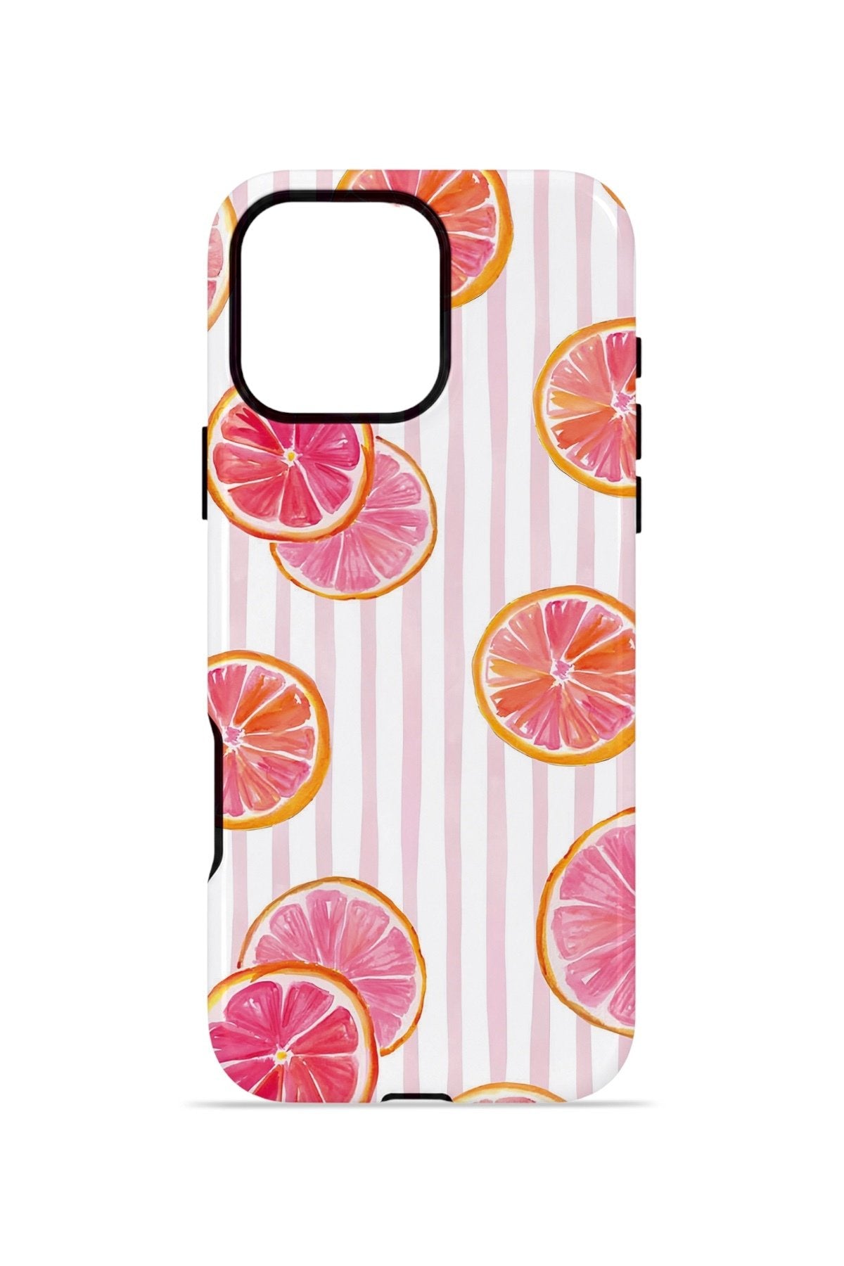 iPhone 16 Pro Max Vorian Çift Katmanlı MagSafe Kılıf Pink Grapefruit Garden