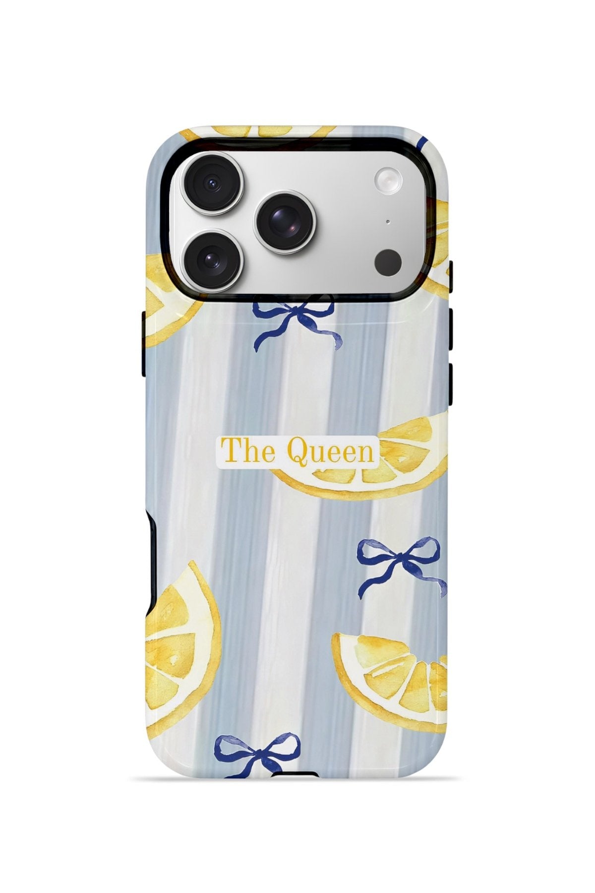 iPhone 17 Pro Max Vorian Çift Katmanlı Kılıf Queen Lemon Bow