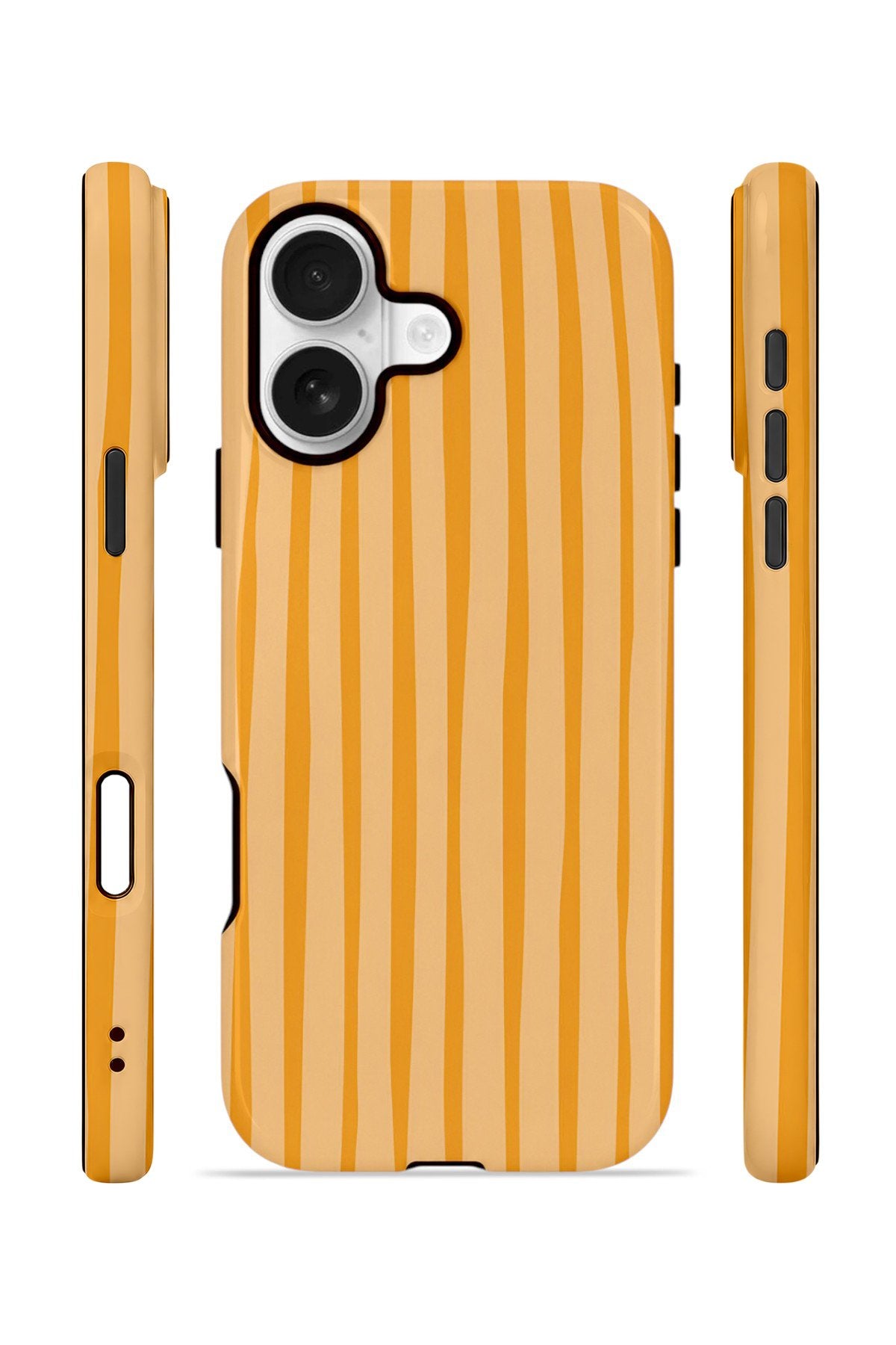 iPhone 16 Plus Vorian Çift Katmanlı Kılıf Golden Hour Stripe