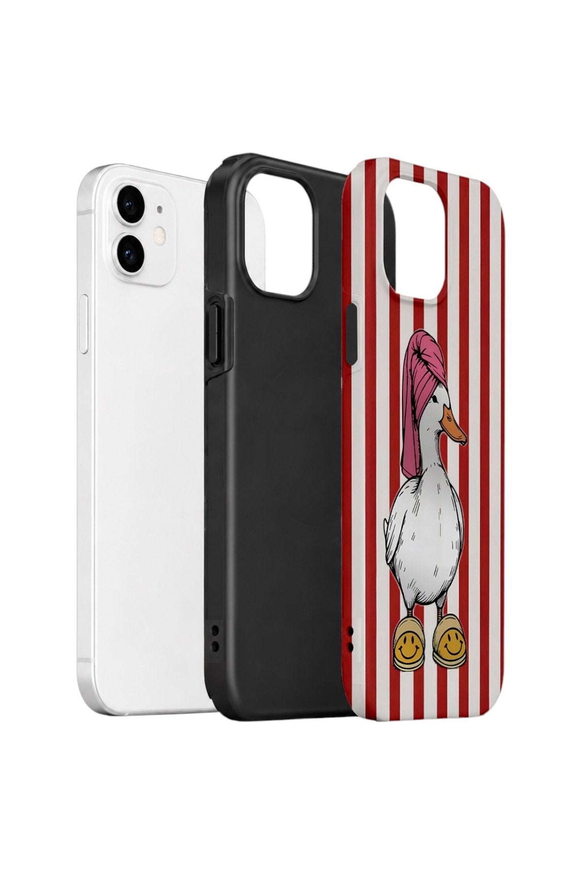 iPhone 12 Vorian Çift Katmanlı Kılıf Duchess Duck