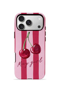 iPhone 17 Pro Max Vorian Çift Katmanlı Kılıf Cherry Girl