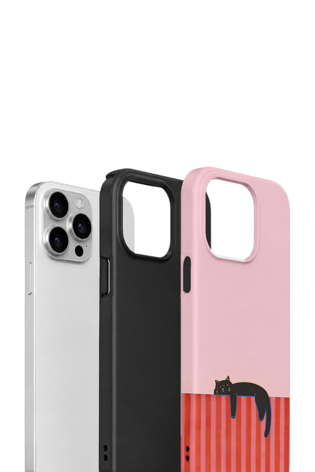 iPhone 14 Pro Vorian Çift Katmanlı Kılıf Lazy Cat Sunset