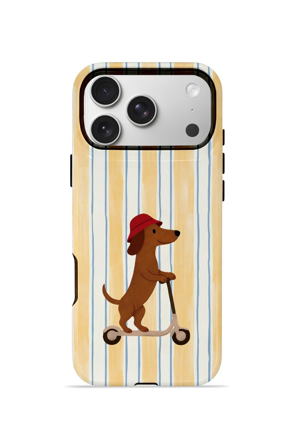 iPhone 17 Pro Max Vorian Çift Katmanlı Kılıf Dachshund Riviera