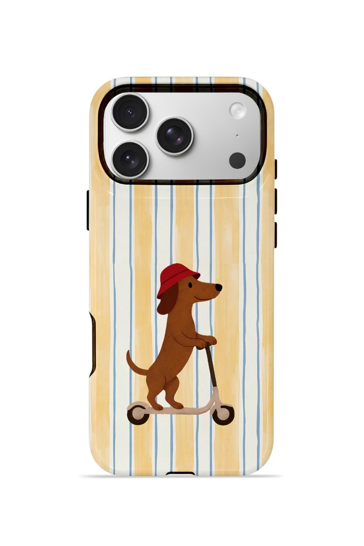iPhone 17 Pro Max Vorian Çift Katmanlı Kılıf Dachshund Riviera