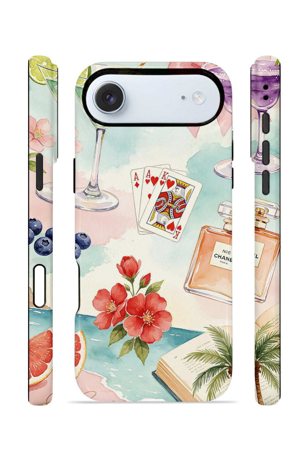 iPhone 17 Air Vorian Çift Katmanlı Kılıf Mediterranean Holiday Collage