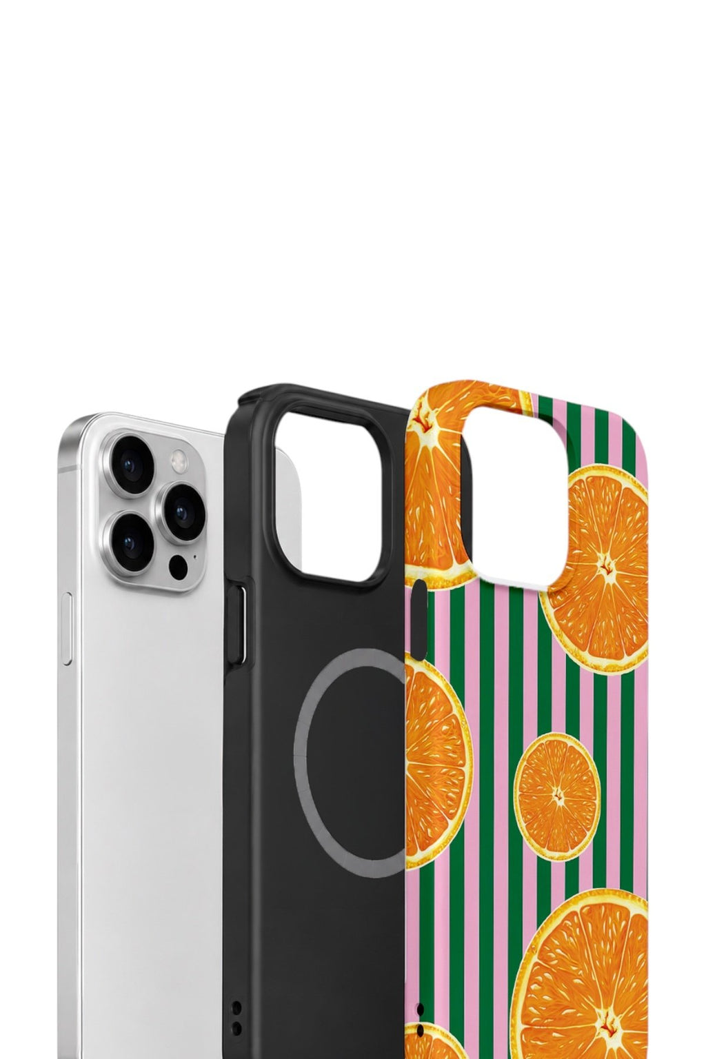 iPhone 12 Pro Max Vorian Çift Katmanlı MagSafe Kılıf Orange Grove Cabana