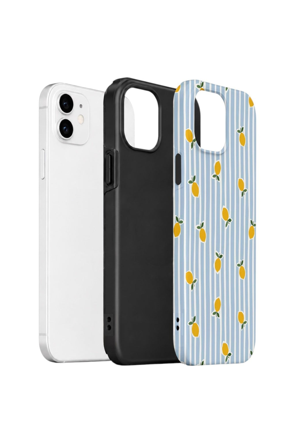 iPhone 11 Vorian Çift Katmanlı Kılıf Tiny Lemon Rain