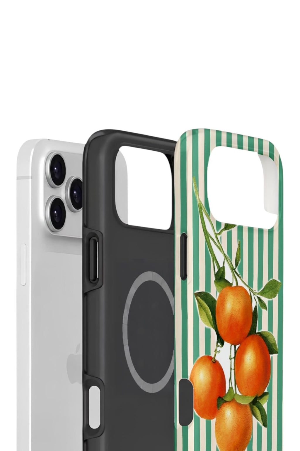iPhone 17 Pro Max Vorian Çift Katmanlı MagSafe Kılıf Italian Orange Orchard