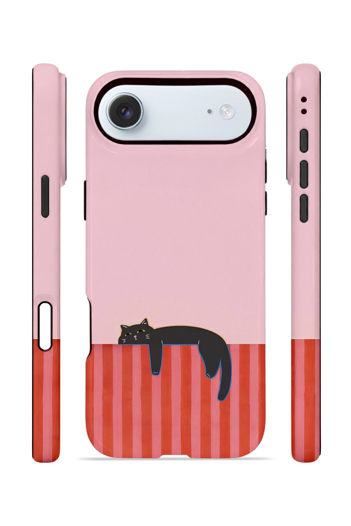 iPhone 17 Air Vorian Çift Katmanlı Kılıf Lazy Cat Sunset