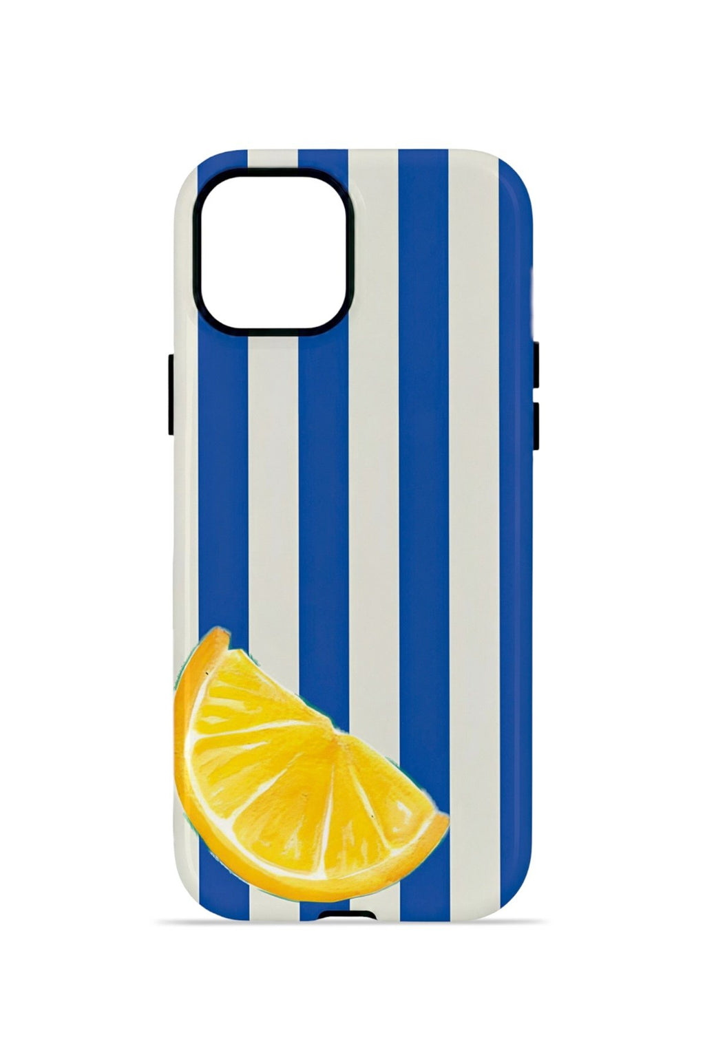iPhone 14 Plus Vorian Çift Katmanlı MagSafe Kılıf Lemon Coast Stripe