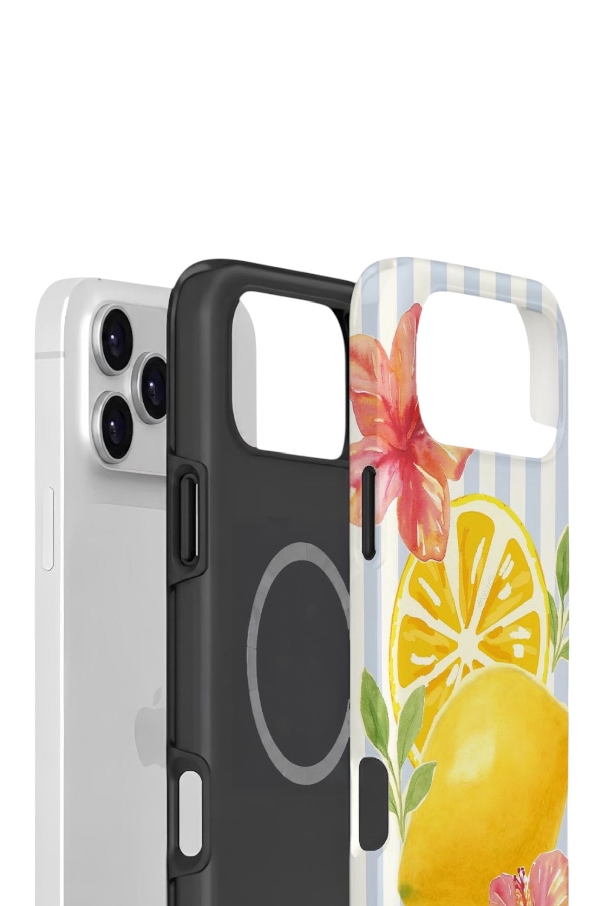 iPhone 17 Pro Max Vorian Çift Katmanlı MagSafe Kılıf Lemon Blossom Coast