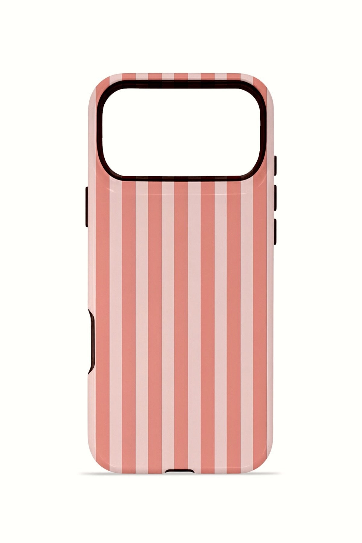 iPhone 17 Pro Max Vorian Çift Katmanlı Kılıf Coral Riviera Stripe