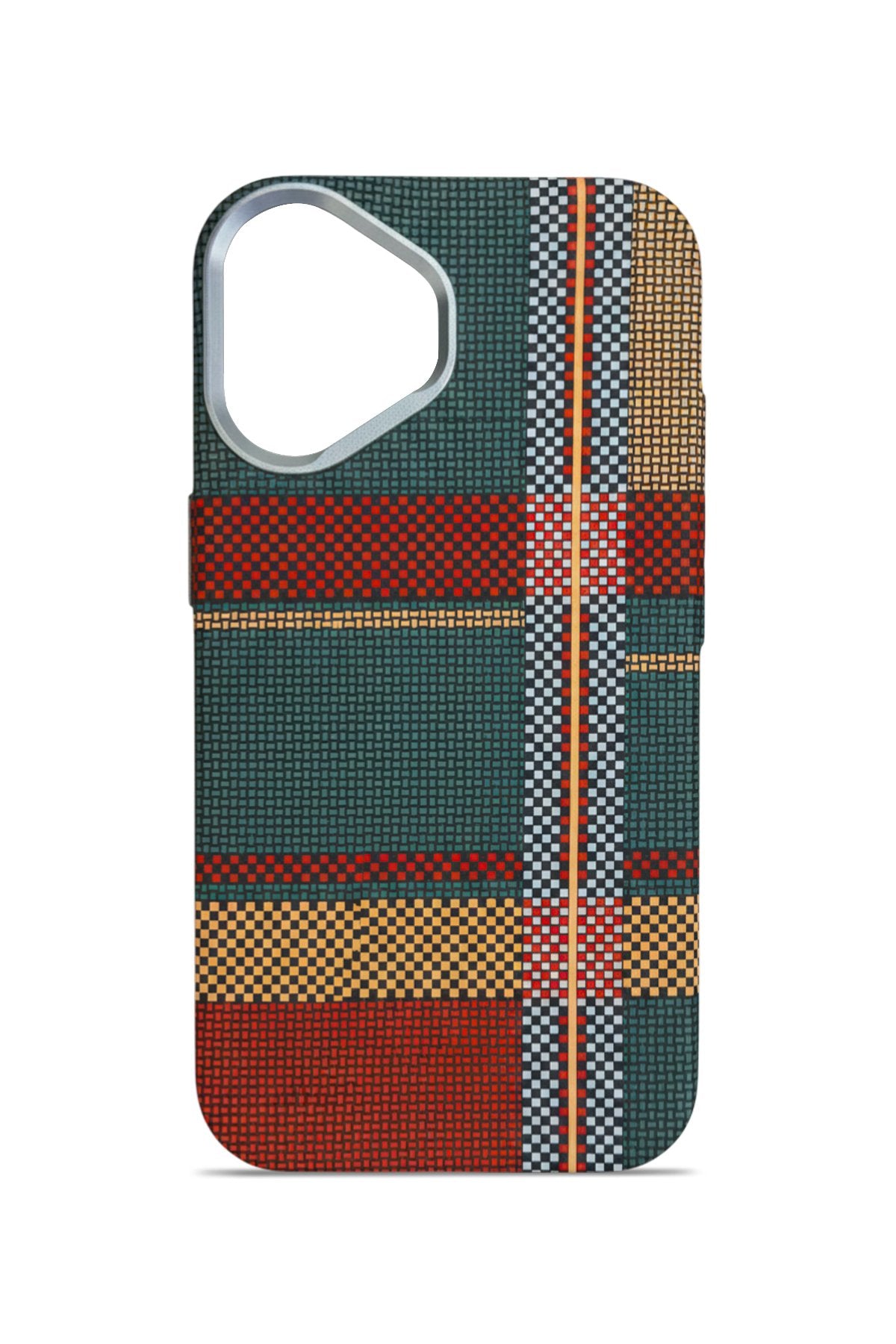 Nox Craft iPhone 16 MagSafe Karbon Kılıf Heritage Loom