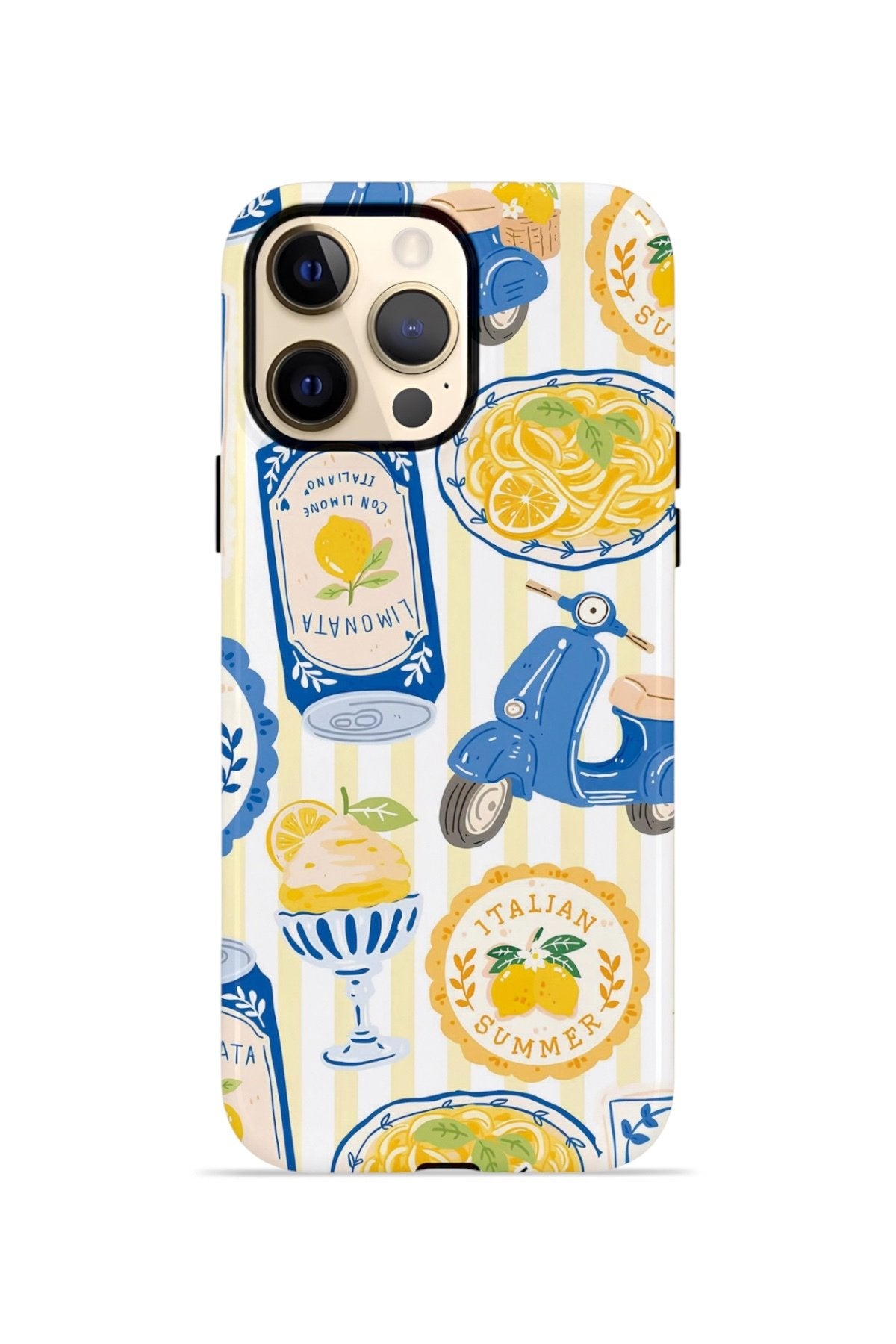 iPhone 12 Pro Vorian Çift Katmanlı Kılıf Italian Tableware